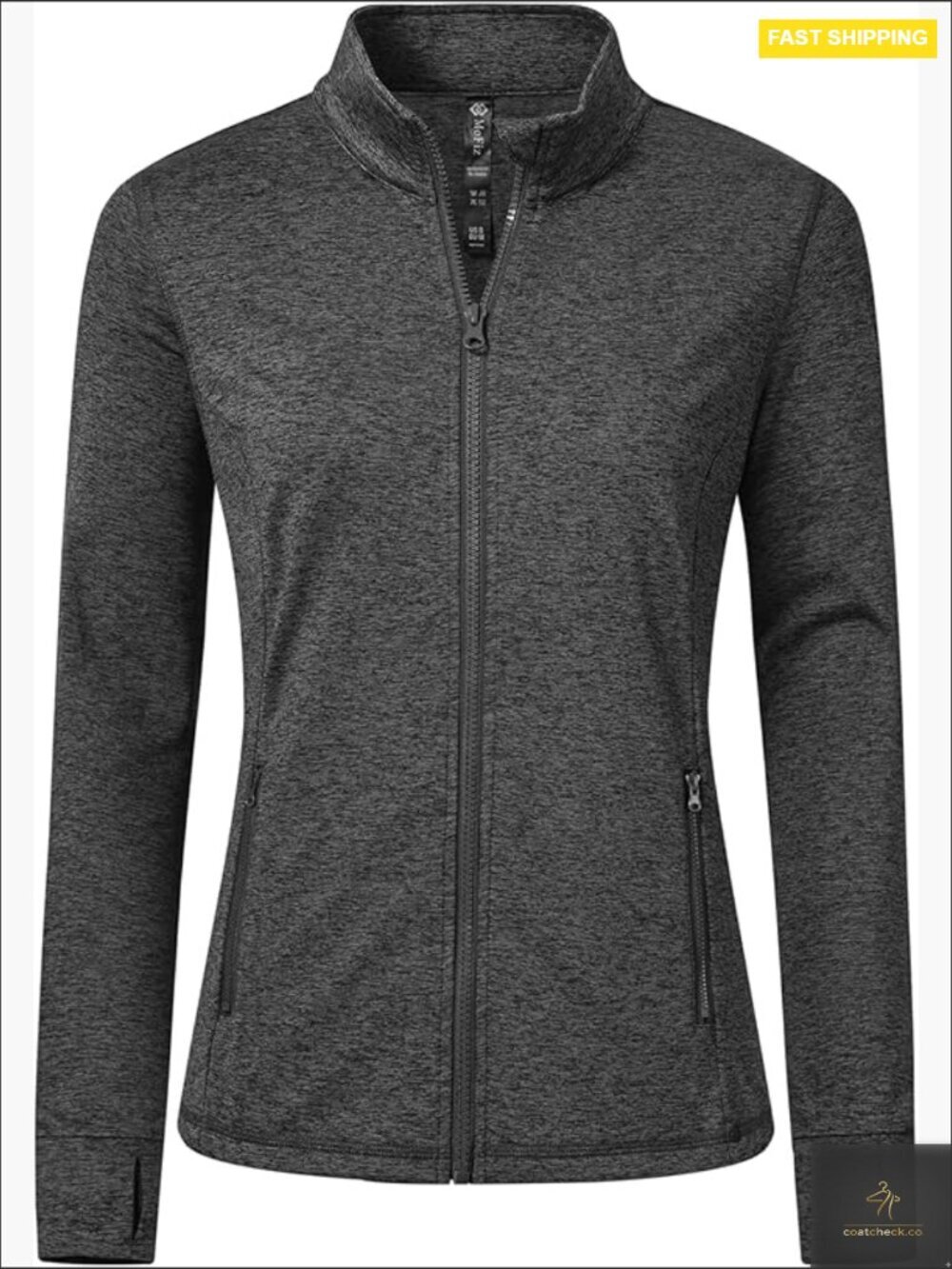 Women's Full Zip Hiking Jacket UPF 50+ Sun Protection Running Long Sleeve Top